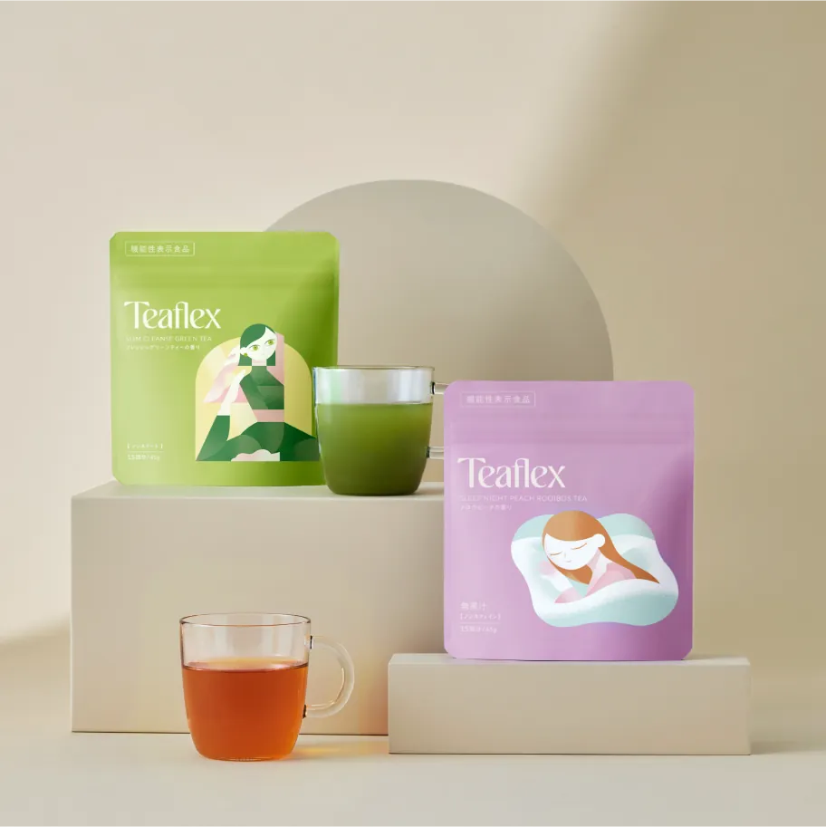 teaflex スリムクレンズグリーンティー 3袋セット Teaflex(ティーフレックス) スリムクレンズ グリーンティー